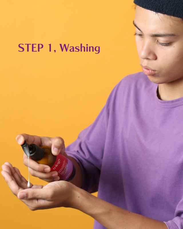 STEP 1.Washing